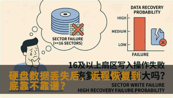 硬盘数据丢失后，远程恢复到底靠不靠谱？