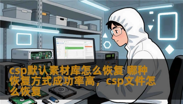 这篇文章详细介绍了CSP默认素材库的恢复方法，分析了不同恢复方式的成功率，帮助用户选择最合适的方式进行恢复，从而确保数据的完整性和操作的顺利进行。