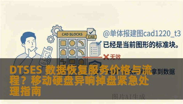 DTSES 数据恢复服务价格与流程？移动硬盘异响掉盘紧急处理指南