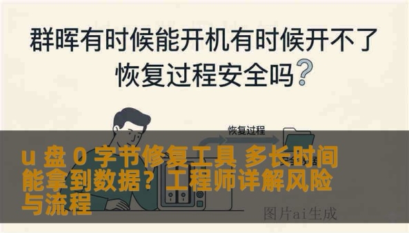 u 盘 0 字节修复工具 多长时间能拿到数据？工程师详解风险与流程