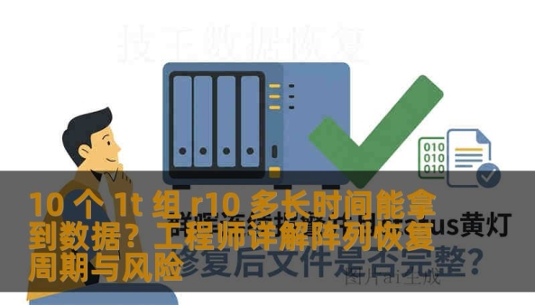 10 个 1t 组 r10 多长时间能拿到数据？工程师详解阵列恢复周期与风险