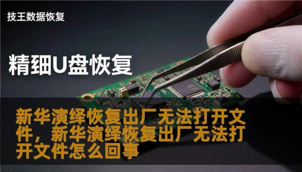 恢复出厂后遇到“无法打开文件”？别慌。新华演绎提供专业的数据恢复与文件修复方案，从根源定位到一键修复，兼顾安全与效率，帮你把重要文件找回来并恢复可读状态。