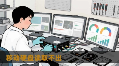 移动硬盘读取不出