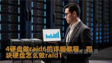 4硬盘做raid6的详细教程，四块硬盘怎么做raid1