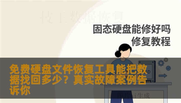 免费硬盘文件恢复工具能把数据找回多少？真实故障案例告诉你