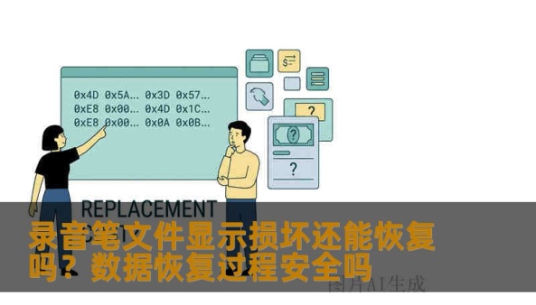录音笔文件显示损坏还能恢复吗？数据恢复过程安全吗