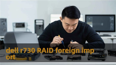 dell r730 RAID foreign import