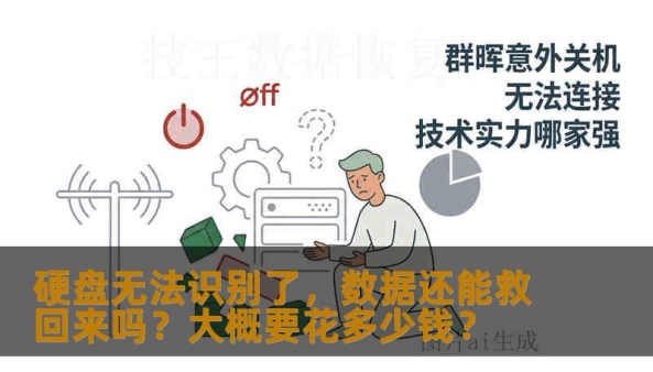 硬盘无法识别时数据恢复费用从几百到几千元不等，取决于物理故障还是逻辑故障。本文通过真实案例帮你判断故障原因，了解大致预算和正确操作步骤。
