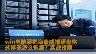 win电脑误把海康威视硬盘格式修改怎么恢复？实战指南