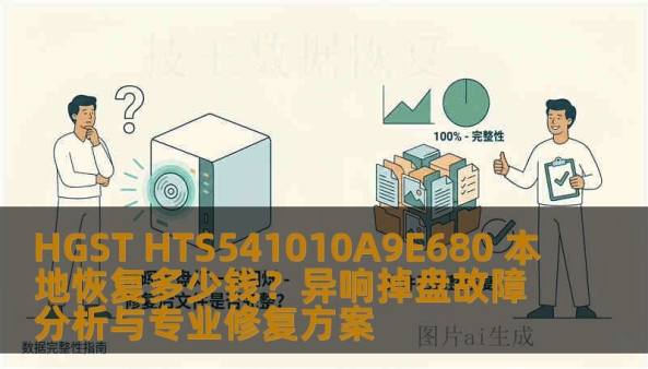 HGST HTS541010A9E680 本地恢复多少钱？异响掉盘故障分析与专业修复方案