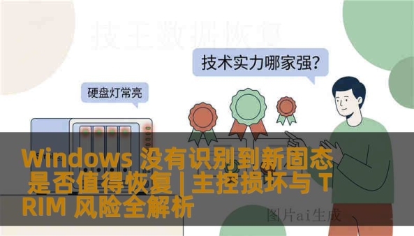 Windows 没有识别到新固态 是否值得恢复 | 主控损坏与 TRIM 风险全解析