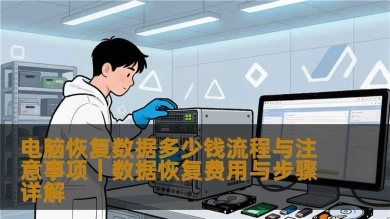 电脑恢复数据多少钱流程与注意事项｜数据恢复费用与步骤详解