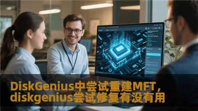 DiskGenius中尝试重建MFT，diskgenius尝试修复有没有用