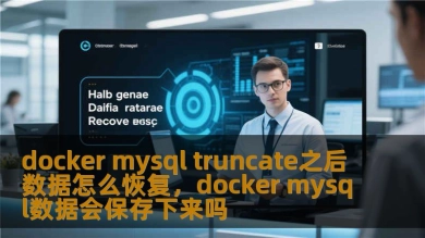 docker mysql truncate之后数据怎么恢复，docker mysql数据会保存下来吗