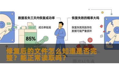 修复后的文件怎么知道是否完整？能正常读取吗？