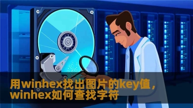 用winhex找出图片的key值，winhex如何查找字符