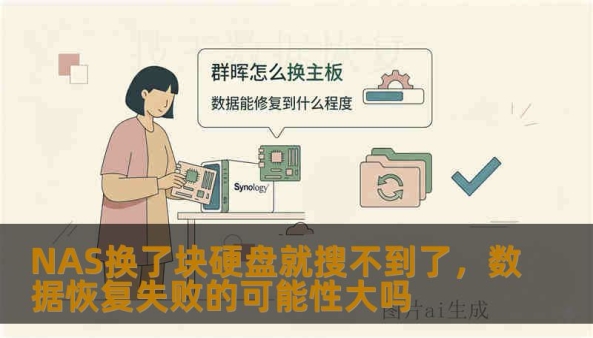 NAS更换硬盘后设备无法搜索到，数据恢复失败风险有多高？结合真实RAID故障案例，详解操作步骤与风险提示，助您科学判断恢复方案。