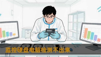 监控硬盘电脑检测不出来