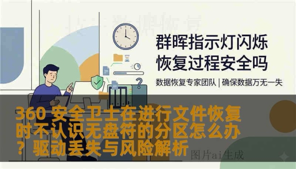 360 安全卫士在进行文件恢复时不认识无盘符的分区怎么办？驱动丢失与风险解析