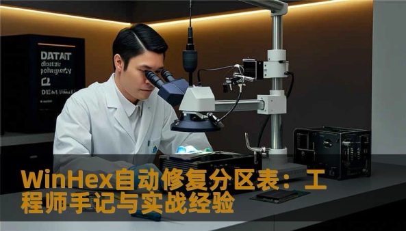 winhex自动修复分区表实战案例与深度解析，资深数据恢复工程师分享操作步骤、注意事项及常见陷阱。