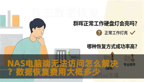绿联NAS电脑端无法访问时，数据恢复费用因故障类型而异，逻辑故障约500-1500元，硬件损坏约1500-4000元。本文详解原因、案例与自救步骤。