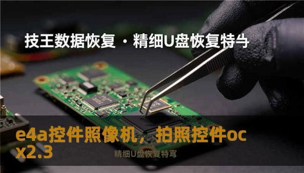 e4a控件照像机，拍照控件ocx2.3                    文章标题：一次突如其来的e4a控件照像机，我是如何把数据救回的    这类“e4a控件照像机”问题在我们技王数据恢复的日常案列里并不少见——从个人摄影师到企业服务器出现类似提示，底层原因可能是固件、文件系统损坏、或卡槽电气异常。像看病一样，先做诊断（X光、血检），再做手术（块级克隆、坏道替换）。在全国直营实验室里，我们用