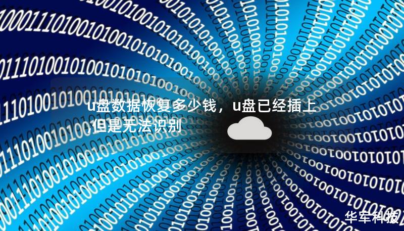 u盘数据恢复多少钱，u盘已经插上,但是无法识别