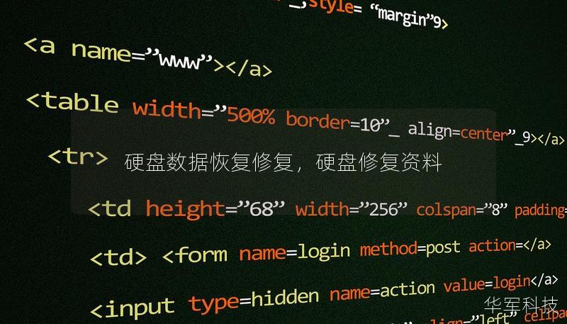 硬盘数据恢复修复，硬盘修复资料