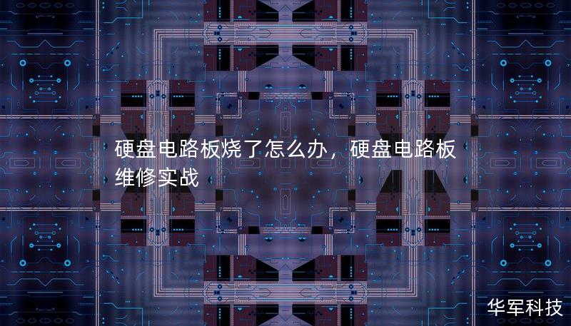 硬盘电路板烧了怎么办，硬盘电路板维修实战