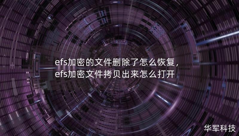 efs加密的文件删除了怎么恢复,efs加密文件拷贝出来怎么打开 efs加密的文件删除了怎么恢复,efs加密文件拷贝出来怎么打开