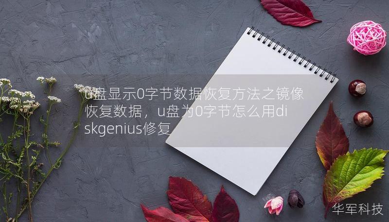 u盘显示0字节数据恢复方法之镜像恢复数据，u盘为0字节怎么用diskgenius修复