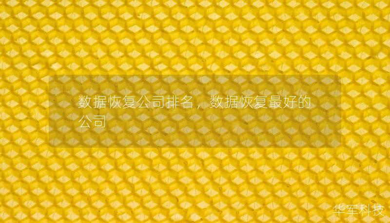 数据恢复公司排名，数据恢复最好的公司