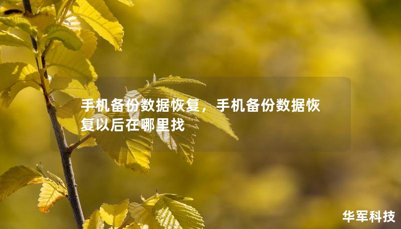 手机备份数据恢复,手机备份数据恢复以后在哪里找 手机备份数据恢复,手机备份数据恢复以后在哪里找