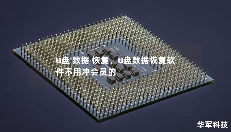 u盘 数据 恢复，u盘数据恢复软件不用冲会员的