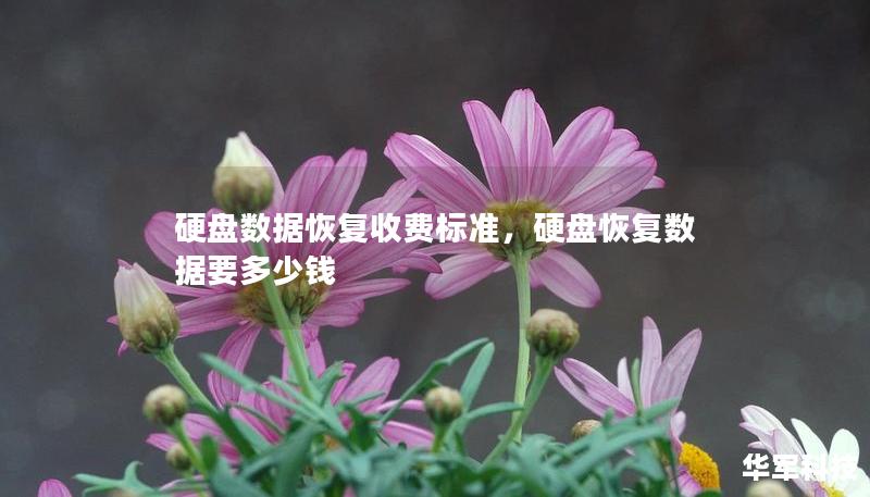 硬盘数据恢复收费标准，硬盘恢复数据要多少钱