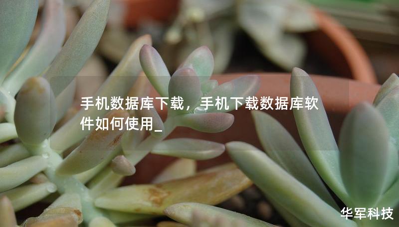 手机数据库下载,手机下载数据库软件如何使用_ 手机数据库下载,手机下载数据库软件如何使用_