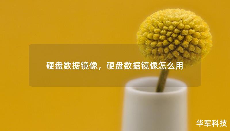 硬盘数据镜像，硬盘数据镜像怎么用