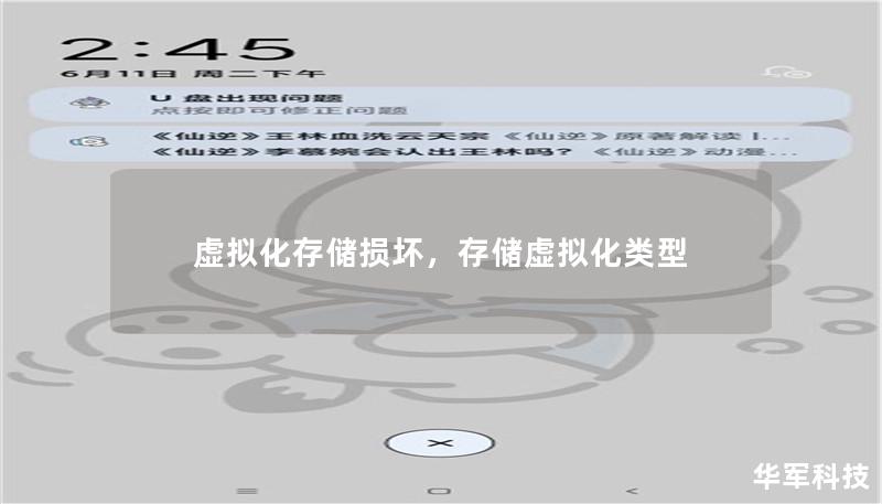 虚拟化存储损坏，存储虚拟化类型