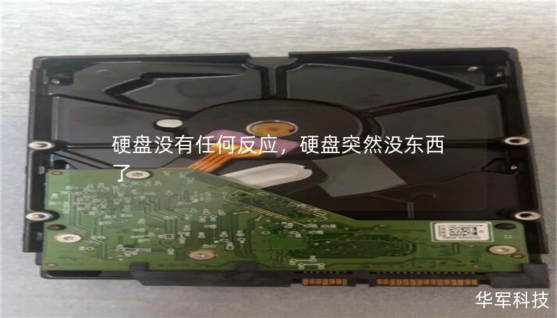 硬盘没有任何反应，硬盘突然没东西了