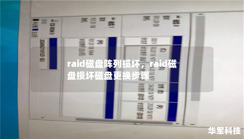raid磁盘阵列损坏,raid磁盘损坏磁盘更换步骤 raid磁盘阵列损坏,raid磁盘损坏磁盘更换步骤