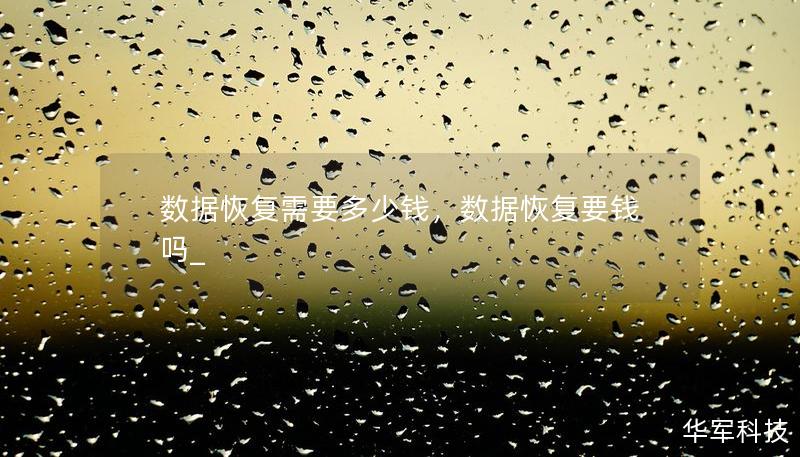 数据恢复需要多少钱，数据恢复要钱吗_