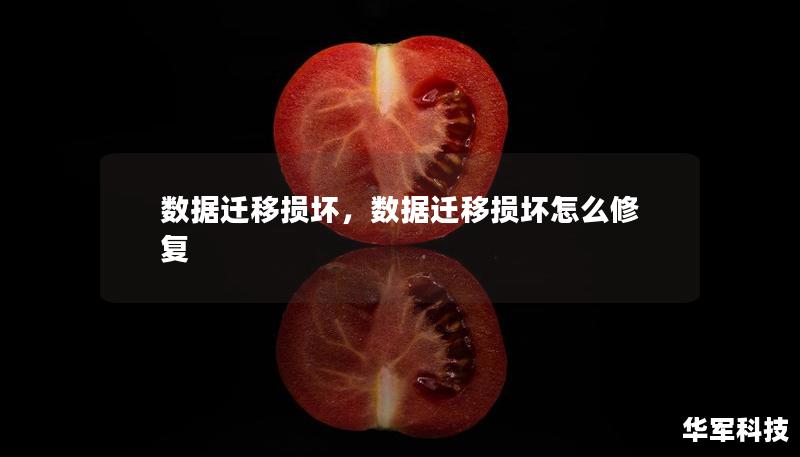 数据迁移损坏，数据迁移损坏怎么修复