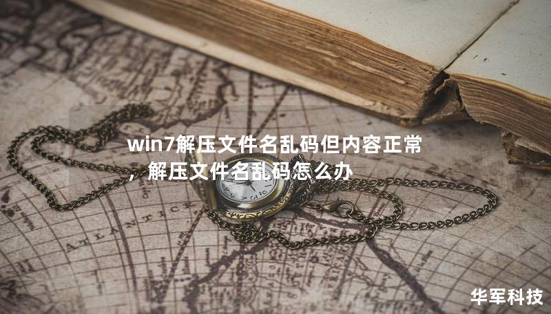 win7解压文件名乱码但内容正常,解压文件名乱码怎么办 win7解压文件名乱码但内容正常,解压文件名乱码怎么办