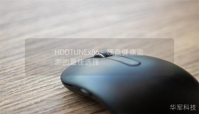 HDDTUNEx86：硬盘健康监测的最佳选择