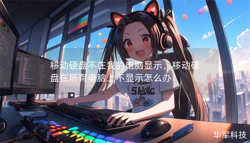 移动硬盘不在我的电脑显示，移动硬盘在所有电脑上不显示怎么办
