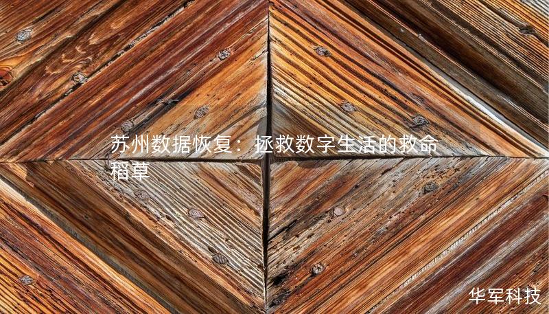 苏州数据恢复：拯救数字生活的救命稻草