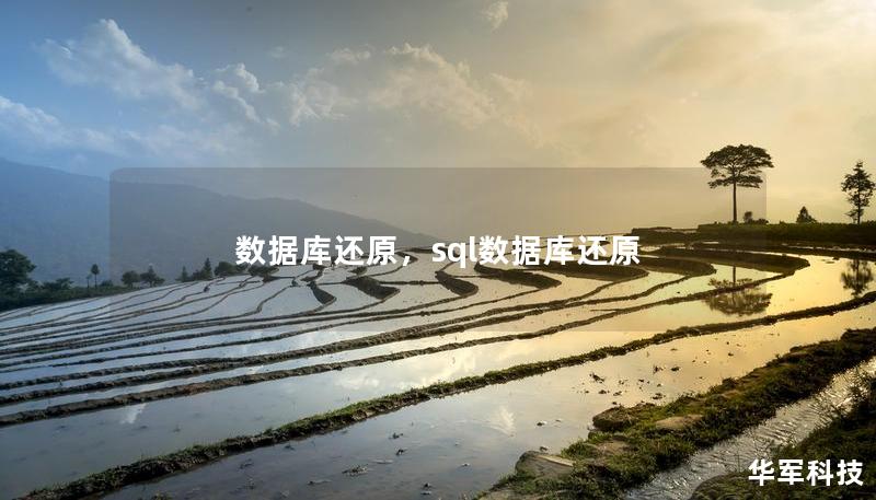 数据库还原，sql数据库还原
