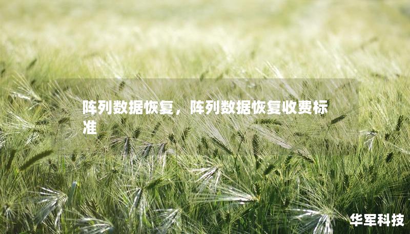 阵列数据恢复，阵列数据恢复收费标准