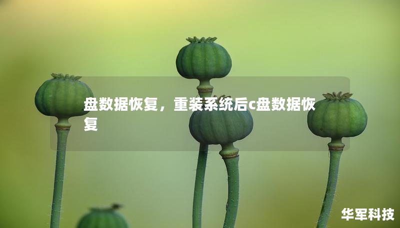 盘数据恢复，重装系统后c盘数据恢复