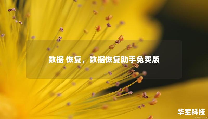 数据 恢复，数据恢复助手免费版
